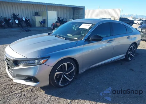 2021 Honda Accord Sport 2.0T from USA, damaged, VIN 1HGCV2F37MA026771